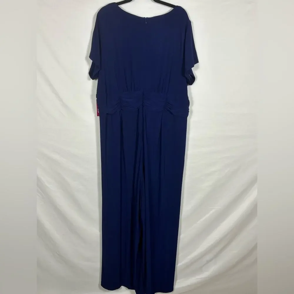 Vince Camuto Jumpsuit Navy Blue PLUS 3X NWT